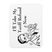 Magnet Flexible Vintage Tariff Refund Check (Vertical)