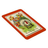 Magnet Flexible Vintage Thanksgiving Turquie (Côté Droit)