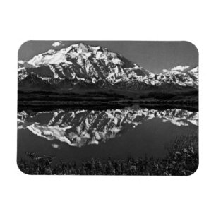 Magnet Flexible Vintage USA Alaska magnifique mt mckinley 1970