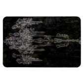 Magnet Flexible Vintage vampire gothic distressed chandelier (Horizontal)