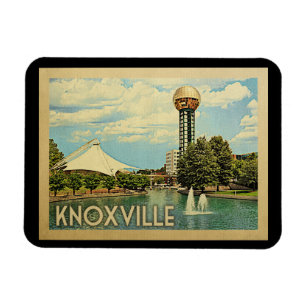 Magnet Flexible Vintage voyage de Knoxville Tennessee
