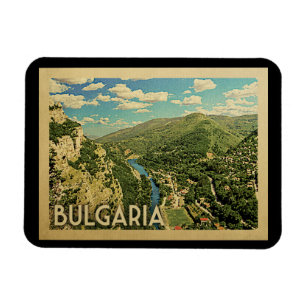 Magnet Flexible Vintage voyage de la Bulgarie Allemagne