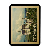 Magnet Flexible Vintage voyage de l'Allemagne (Vertical)
