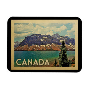 Magnet Flexible Vintage voyage du Canada
