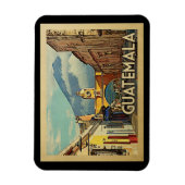 Magnet Flexible Vintage voyage du Guatemala (Vertical)