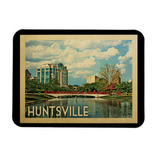 Magnet Flexible Vintage voyage Huntsville Alabama