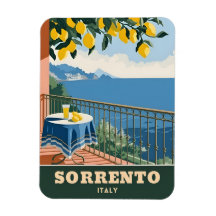 Vintage voyage Sorrento Italie Rétro balnéaire
