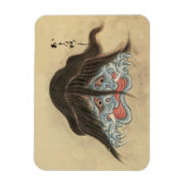Magnet Flexible Vintage Yokai Otoroshi - Monstre Japonais (Vertical)