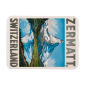 Magnet Flexible Vintage Zermatt Suisse Matterhorn (Horizontal)