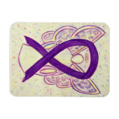 Magnet Flexible Violet de sensibilisation Ruban Angel Art sur mesu (Horizontal)