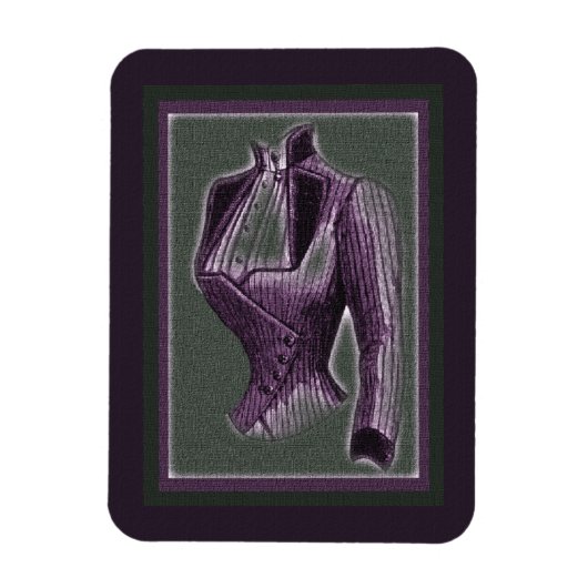 Magnet Flexible Violet Victorian Blouse (Vertical)