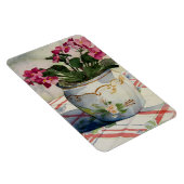 Magnet Flexible Violets africains en pot bleu 1790 (Côté Droit)