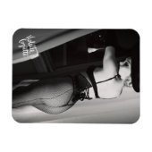 Magnet Flexible Violette Coquette "Film Noir" / Fenêtre (Horizontal)