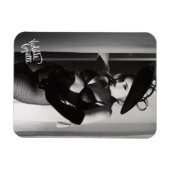 Magnet Flexible Violette Coquette "Film Noir" / Look (Horizontal)