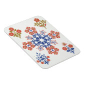 Magnet Flexible Violiet, iris et papier peint à motif tulipe, pr (Côté Droit)