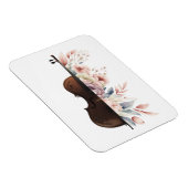 Magnet Flexible Violon aux fleurs. (Côté Droit)