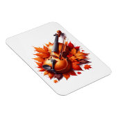 Magnet Flexible Violon dans le lit de feuilles (Côté Droit)