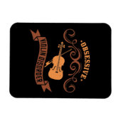 Magnet Flexible Violon - Trouble du violon obsessionnel (Horizontal)