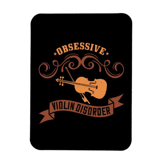 Magnet Flexible Violon - Trouble du violon obsessionnel (Vertical)