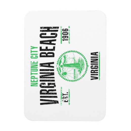 Magnet Flexible Virginia Beach (Vertical)