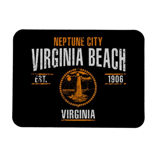 Magnet Flexible Virginia Beach (Horizontal)