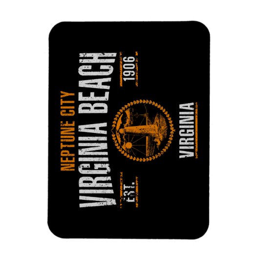 Magnet Flexible Virginia Beach (Vertical)