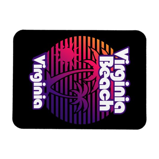 Magnet Flexible Virginia Beach (Horizontal)