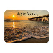 Magnet Flexible Virginia Beach Sunrise au Fishing Pier (Horizontal)