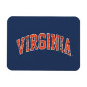 Magnet Flexible Virginia Wordmark désorganisé (Horizontal)