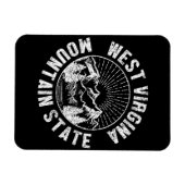 Magnet Flexible Virginie-Occidentale vintage (Horizontal)