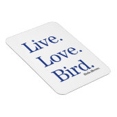 Magnet Flexible Vis. Amour. Oiseau. (Côté Droit)