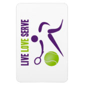 Magnet Flexible Vis. Amour. Servez-vous. (Vertical)