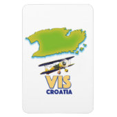 Magnet Flexible Vis carte Croatie (Vertical)
