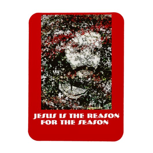 Magnet Flexible Visage de la saison Jésus du Christ (Vertical)