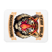 MAGNET FLEXIBLE VISAGE DE TIGRE (Horizontal)