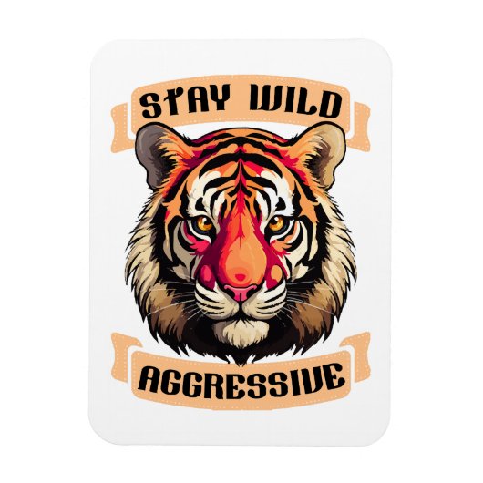 MAGNET FLEXIBLE VISAGE DE TIGRE (Vertical)