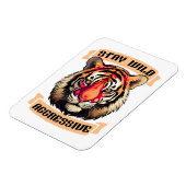 MAGNET FLEXIBLE VISAGE DE TIGRE (Côté Gauche)