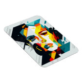 Magnet Flexible visage humain Abstrait (Côté Droit)