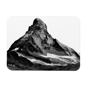 Magnet Flexible Visage noir et blanc de nord de Matterhorn