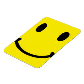 Magnet Flexible Visage Souriant Jaune Clair Rétro (Côté Gauche)