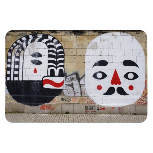 Magnet Flexible Visages blancs (Horizontal)