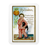 Magnet Flexible Visages Citrouilles d'Hallowe (Vertical)
