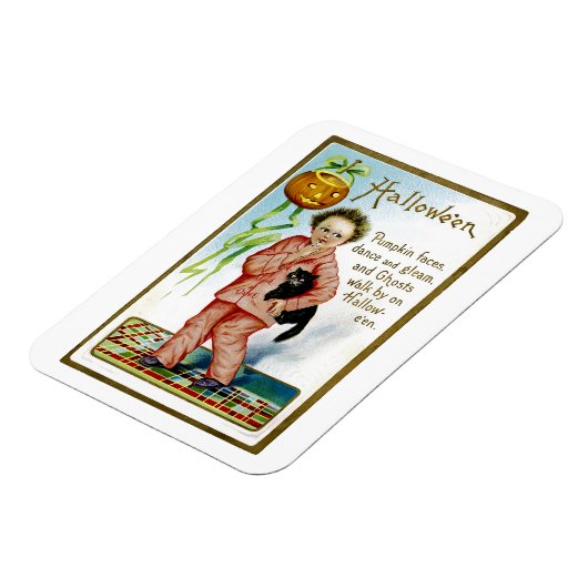 Magnet Flexible Visages Citrouilles d'Hallowe (Côté Gauche)