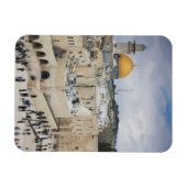 Magnet Flexible Visiteurs, Western Wall Plaza & Dôme du Rocher (Horizontal)