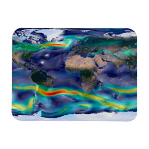 Magnet Flexible Visualisation Des Vents Mondiaux.