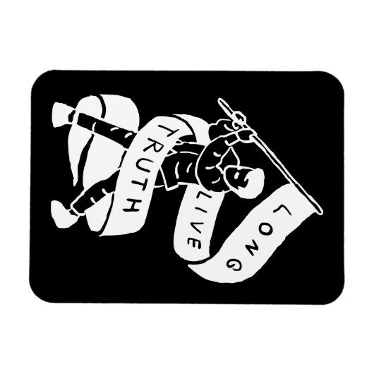 Magnet Flexible Vive la vérité (Horizontal)