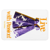 Magnet Flexible Vivez avec l'aimant Passion (Horizontal)