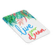 Magnet Flexible Vivez votre rêve Tropical (Côté Droit)