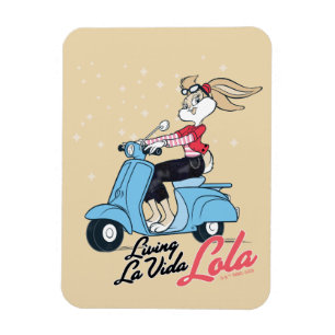 Magnet Flexible Vivre La Vida Lola Scooter Graphic