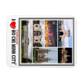 Magnet Flexible VN Vietnam - Ho Chi Minh Ville Saigon - (Horizontal)